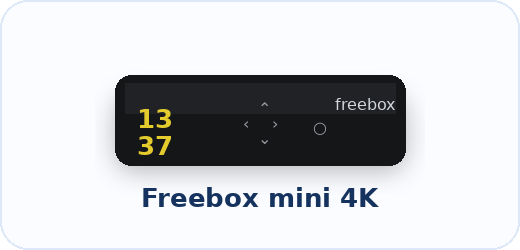Illustration Freebox mini 4K